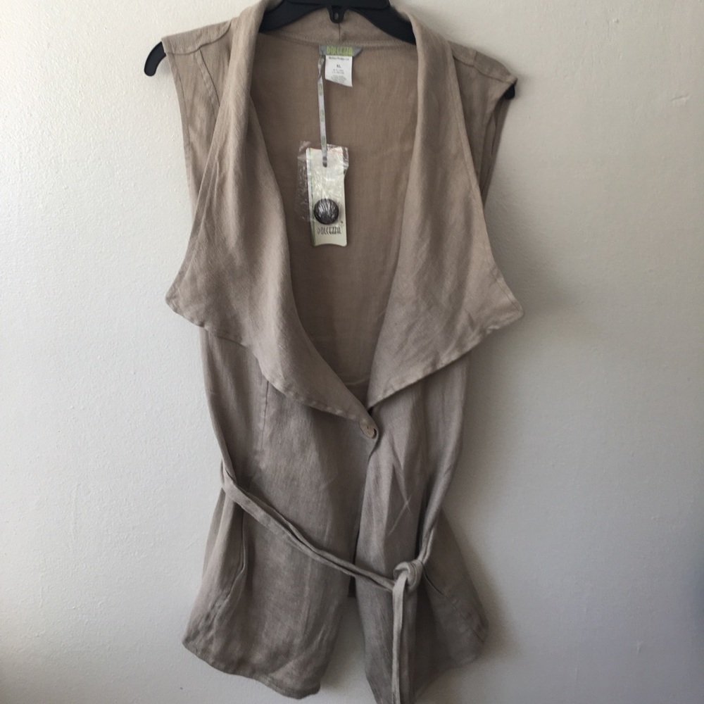 COPY - NWT Dolcezza linens  summer blouse/ jacket sz L